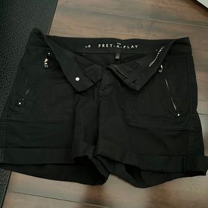 White House Black market black shorts size 6